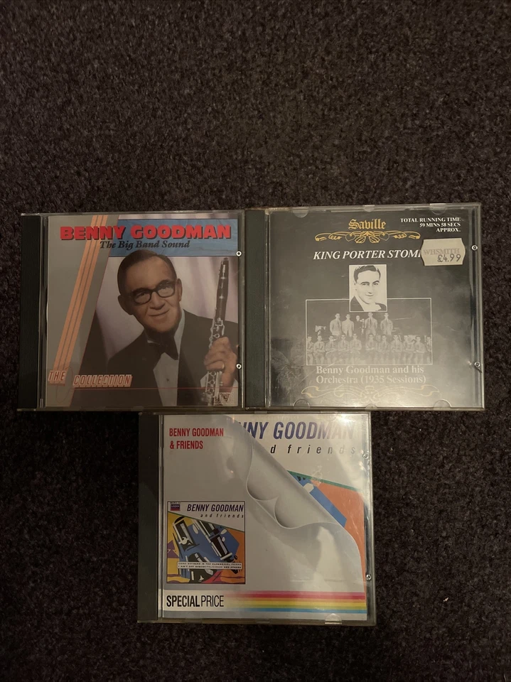 Benny Goodman CD Bundle X 3 Classical, Jazz, Northern Soul, Compilation, (SH13) - Изображение 1 из 4