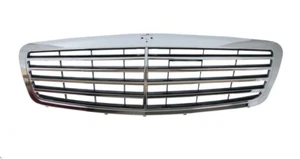 Fits For 07-09 Mercedes Benz S-Class W221 Front Bumper Grille Chrome & Black - Bild 1 von 1