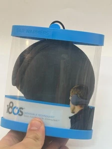 180s Men's Ear Warmers Grey/ Black Fleece Inner Color. New in Package Free Ship - Picture 1 of 6