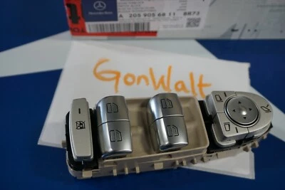 20590568118R73 Mercedes Benz OE Factory Front Window Left Switch Control GLC  - Image 1 of 3