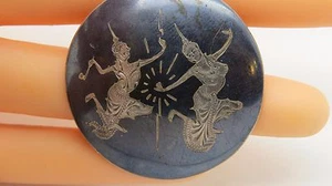 VINTAGE SIAM STERLING SILVER .925 GODDESS PIN / BROOCH 8.4 GRAMS - U1669 - Picture 1 of 8
