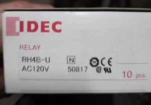 IDEC Relays #RH4B-U  AC120V (Pack of 10) - Picture 1 of 4