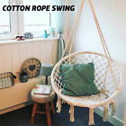 Hanging Macrame Hammock Chair Cotton Woven Rope Indoor Outdoor Swing Chair Seat