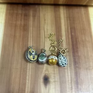 CHOICE OF 2 JOAN RIVERS FABERGE EGG STYLE CHARMS MIDDLE. SEE DESCRIPTION - Picture 1 of 1