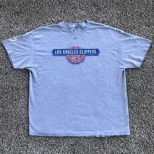 Vintage Nike Los Angeles Clippers Shirt Mens Sz 2XL NBA Basketball Center Swoosh - Picture 1 of 7