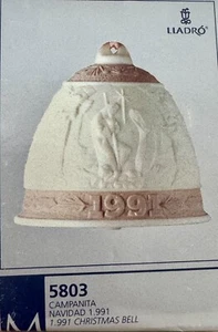 Lladro 1991 Annual Christmas 3" Ornament The Holy Family White & Lilac Box NEU - Bild 1 von 10