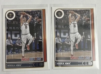 (2) 2021-22 Panini NBA Hoops Nikola Jokic #11 Denver Nuggets Base - Image 1 of 2
