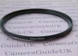 82mm to 86mm Male-Female Stepping Step Up Filter Ring Adapter - Picture 1 of 2