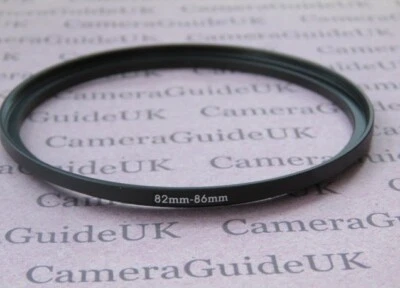 82mm to 86mm Male-Female Stepping Step Up Filter Ring Adapter - Image 1 of 2