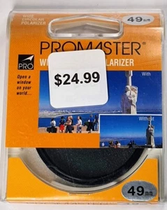 Promaster 49mm Wide Circular Polarizer CPL Glass Lens Filter Japan Polarizing - Picture 1 of 5