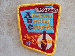 De Colección Nuevo Parche Campeón de Bolos American Bowling Congress - Imagen 1 de 2