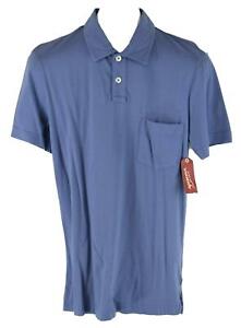 Arizona Jean Co. Mens Blue Short Sleeve Polo Shirt Size Small NEW