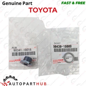 Genuine Toyota Lexus ES330 ES300 RX Atm Transmission Pan Drain Plug With Gasket - Bild 1 von 20