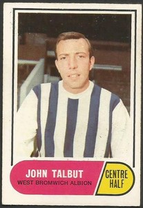 A &BC 1969 SERIES 1 (1-64) FOOTBALLERS #001-WEST BROMWICH ALBION-JOHN TALBUT