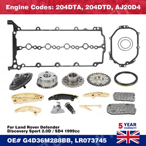 Timing Chain Kit for Jaguar E-Pace, F-Pace, XE, XF 2.0 D - 204DTA & 204DTD - Picture 1 of 16