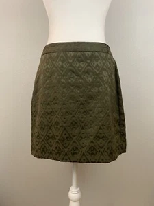 BANANA REPUBLIC Mujer Línea A Verde Ejército Forrado Falda Lápiz Talla 6 - Imagen 1 de 3