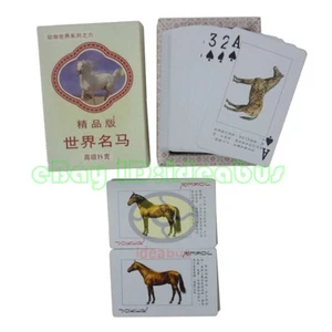 Collectible Playing card/Poker deck 54 cards animal pet The World Famous Horses - Picture 1 of 6