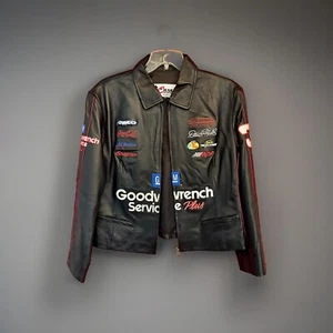 Ladies Dale Earnhardt Leather Jacket - Picture 1 of 5