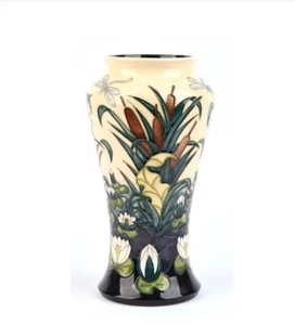 Moorcroft Vase by Rachel Bishop Lamia Pattern Dragonfly Limited Edition of 150 - Picture 1 of 4