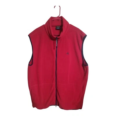 Chaleco Nautica Hombres 2XL Rojo Competición Vellón Gorpcore Camping Senderismo Aire Libre  Foto 1 de 4