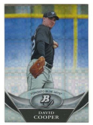 2011 BOWMAN PLATINUM PROSPECTS X-FRACTOR #BPP55 DAVID COOPER RC TORONTO BLUE - Image 1 of 2