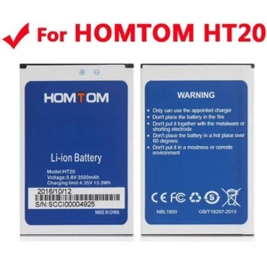 HT20 - New Genuine 3500mAh Battery Batteria for HOMTOM HT20 & HOMTOM HT20 Pro - Zdjęcie 1 z 1