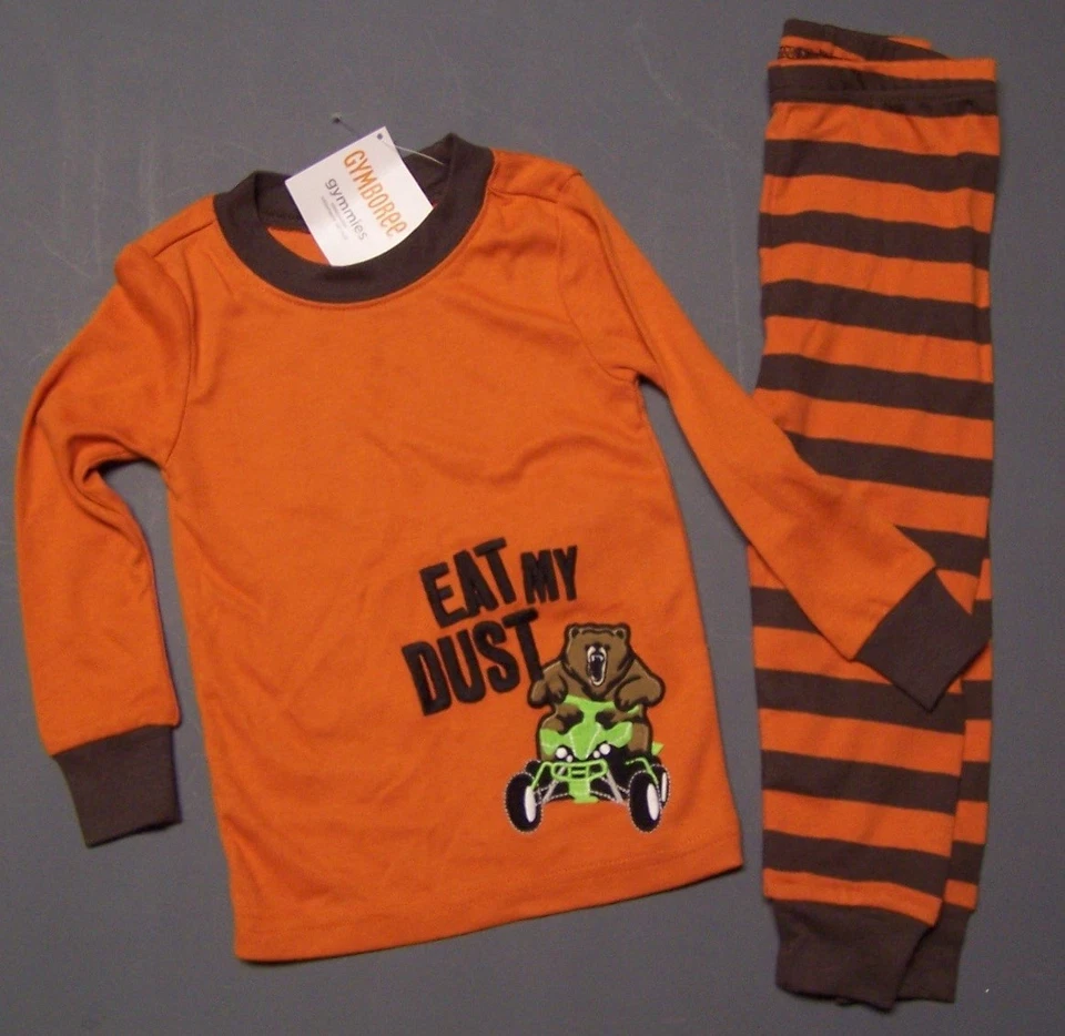 NUEVO CON ETIQUETAS Gymboree ATV Eat My Dust BEAR 2 piezas PIJAMA GIMMIES Talla 3 o 4 o 6 Foto 1 de 1
