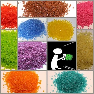 Glasgranulat Dekogranulat - Verschiedene Farben und Größen - Bild 1 von 13