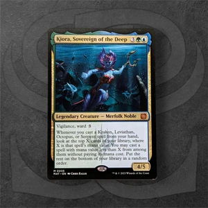 Kiora, Sovereign of the Deep • Mythic Merfolk Noble, MOM the Aftermath, MTG MAT - Picture 1 of 2