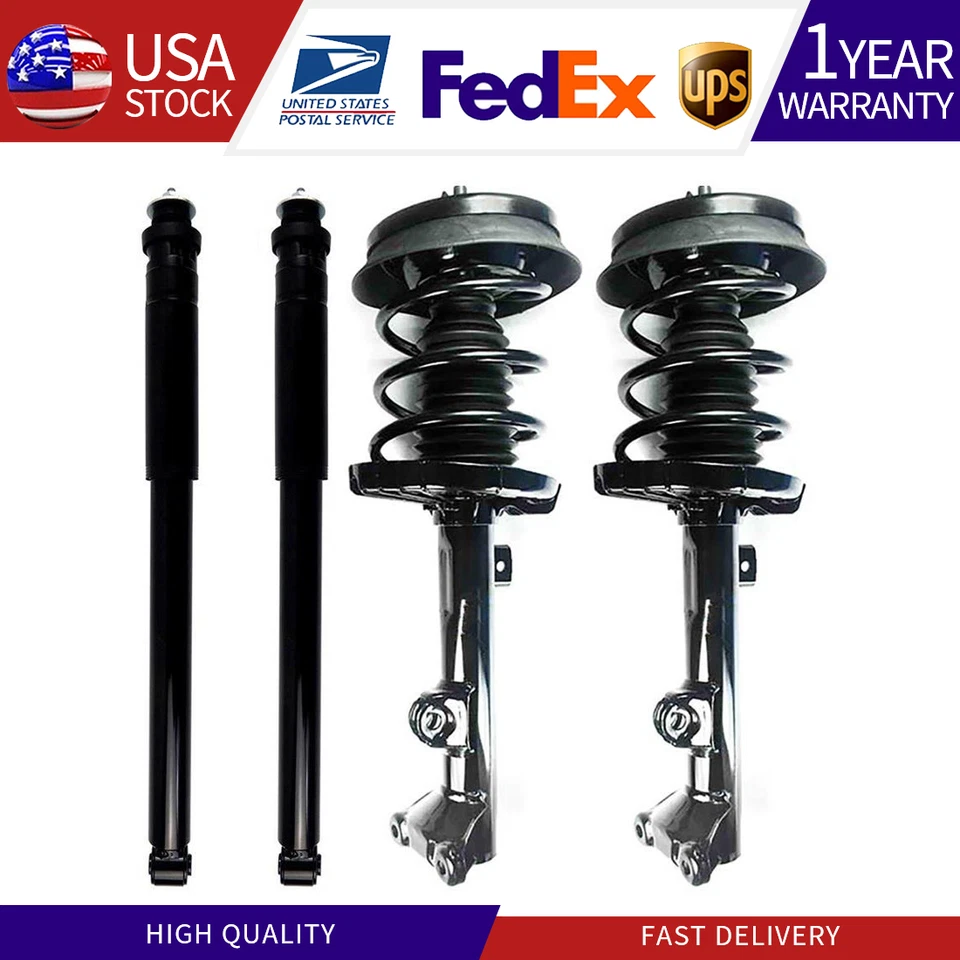 Amortecedores traseiros dianteiros completos molas 4 peças conjunto FCS para Mercedes-Benz C230_SU - Imagem 1 de 4