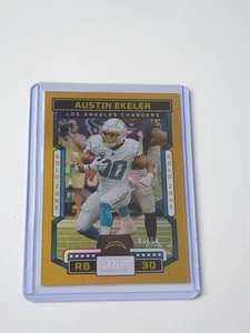 Panini Score 2023 Austin Ekeler Chargers Gold Zone NFL /50 - Bild 1 von 2