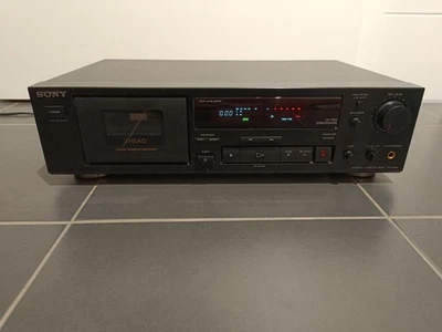 Sony TC-K490 estéreo 3 cabezales Cassette Deck / 3 cabezales Tapedeck / Dolby HX Pro - Imagen 1 de 4