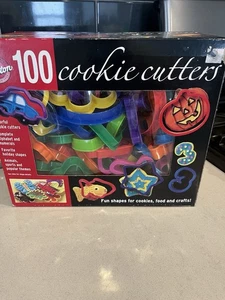 Wilton 100 Cookie Cutters Shapes Alphabet Numbers Holidays Animals Sports NOS - Picture 1 of 3