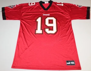 Camiseta de fútbol americano NFL Tampa Bay Buccaneers Keyshawn Johnson #19 XL XLarge Puma roja - Imagen 1 de 6
