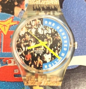 Orologio Swatch THE PEOPLE GZ126 1992 Speciali Nuovo Vecchio Stock - Foto 1 di 6