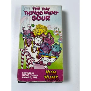 Vintage Yum Yums The Day Things Went Sour VHS Tape 1988 Hallmark - Picture 1 of 4