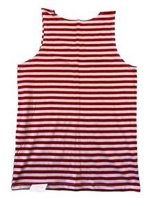 Camiseta sin mangas vintage bretona a rayas para adultos militar algodón ruso Telnyashka - Imagen 1 de 5
