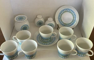 SET Vintage MCM Noritake BAHAMA 6922 YOUNGER Image LOT 13 Piece GORGEOUS Dishes - Picture 1 of 13