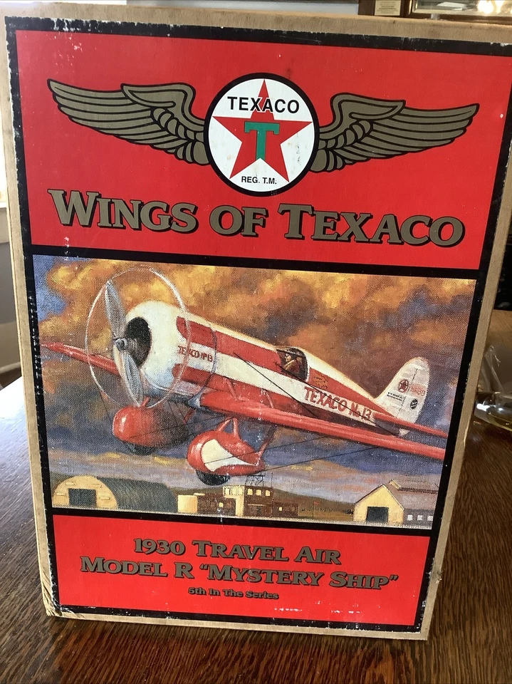 Wings of Texaco 1930 "mystery Ship" Vintage 1997 Ertl Die Cast Metal Coin Bank