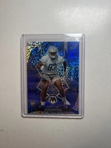 JOSH PASCHAL ~ 2022 Panini Mosaic #388 Blue Sparkle Prizm SP PWE Card SP Lions - Picture 1 of 2