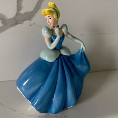 RARE FIND! DISNEY VINTAGE CINDERELLA PRINCESS CERAMIC BANK! BRAND NEW IN BOX!! - Image 1 of 4