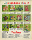 Bradlees jouets publicité 1972 Remco action Jackson Tonka idéal Happy Van Smash-Up Derby