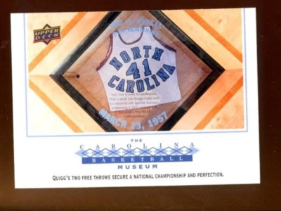 2010-11 UD North Carolina Basketball Museum #130 Joe Quigg  🏀 UNC - Image 1 of 2