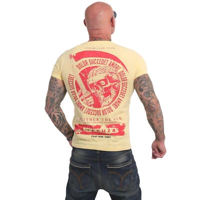 YAKUZA - Herren T-Shirt TSB 17037 "Neither The Sun" pale banana (gelb) - Bild 1 von 2