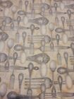 Susan Winget Fabric Remnant Vintage Sterling Silver CP51033 Theme 29" x 44"