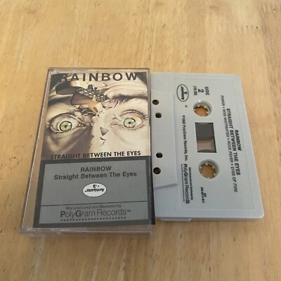 1982 RAINBOW Straight Between The Eyes US Cassette Rare Us Version - Image 1 of 3