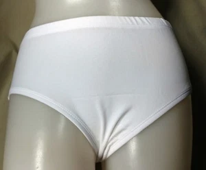 NWT Chasse Cheerleading Brief Trunks White Adult S-M-L - Picture 1 of 3