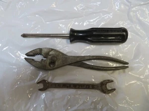 classic nissan tool kit. PLIERS SPANNER SREWDRIVER - Picture 1 of 1