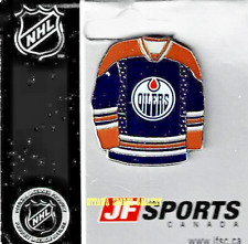 EDMONTON OILERS NHL LICENSED JERSEY PIN WITH POST & CLASP #3 (P4)