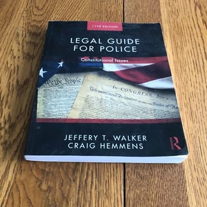 Legal Guide for Police: Constitutional Issues 11th Edition Paperback - Picture 1 of 15